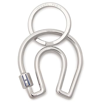 Amazon.co.jp: [エルメス] キーホルダー ホースシュー ブルー